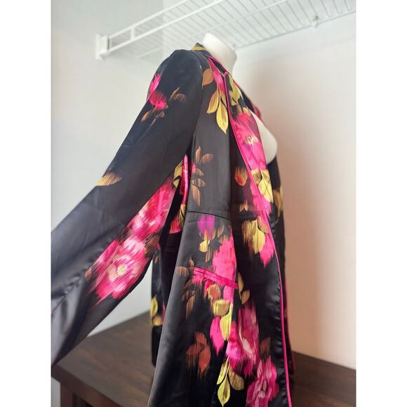 Torrid Floral Satin Blazer with Floral Print, Multi-color Size 3 NWOT - Picture 5 of 11